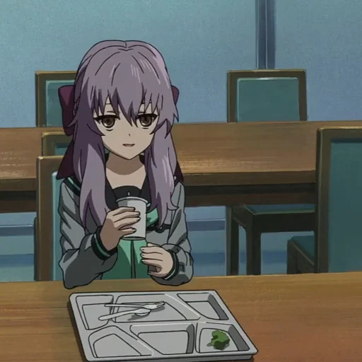 🗡 Стикер «shinoa Hiiragi» для Telegram
