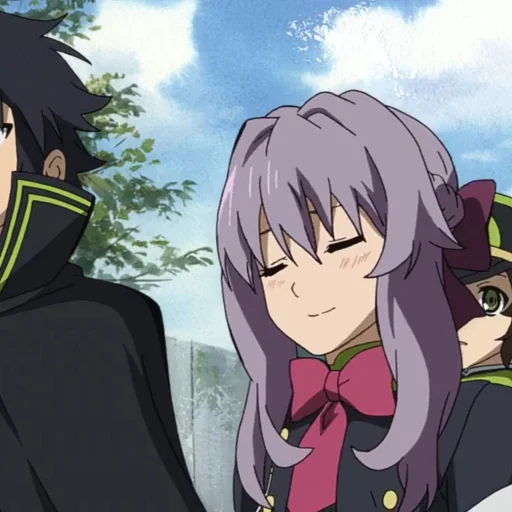 🗡 Стикер «shinoa Hiiragi» для Telegram