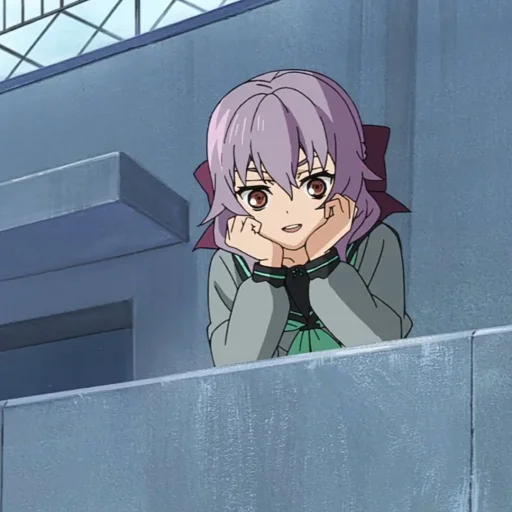 🗡 Стикер «shinoa Hiiragi» для Telegram