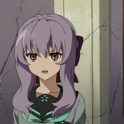 🗡 Стикер «shinoa Hiiragi» для Telegram
