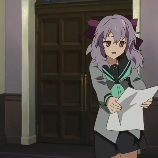 🗡 Стикер «shinoa Hiiragi» для Telegram