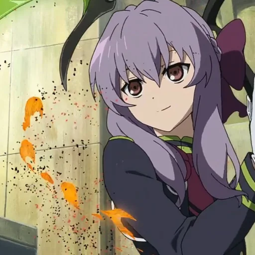 🗡 Стикер «shinoa Hiiragi» для Telegram