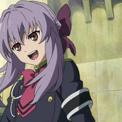 🗡 Стикер «shinoa Hiiragi» для Telegram