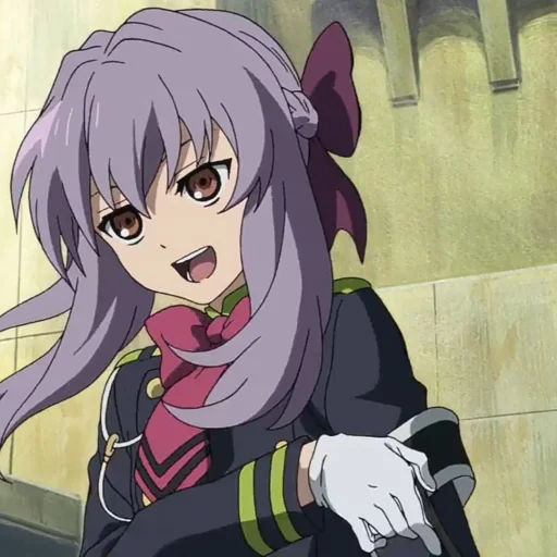 🗡 Стикер «shinoa Hiiragi» для Telegram