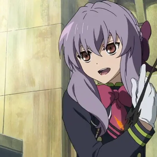 🗡 Стикер «shinoa Hiiragi» для Telegram