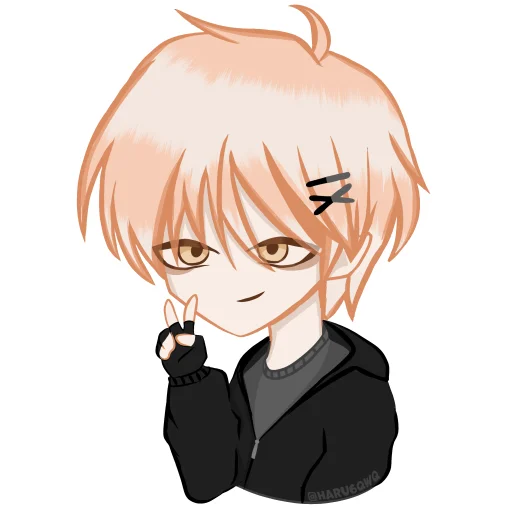🤩 Стикер «Hiroharu» для Telegram