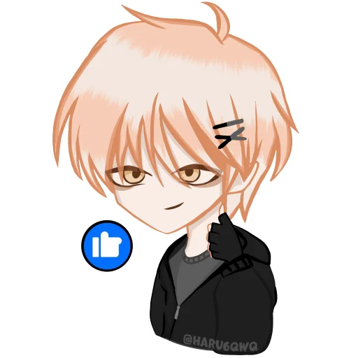🤩 Стикер «Hiroharu» для Telegram