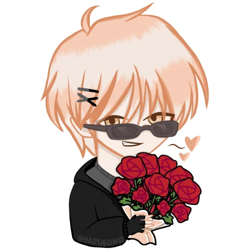 🤩 Стикер «Hiroharu» для Telegram
