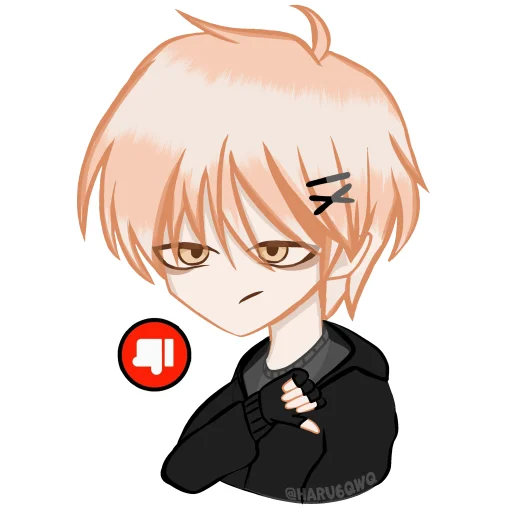 🤩 Стикер «Hiroharu» для Telegram