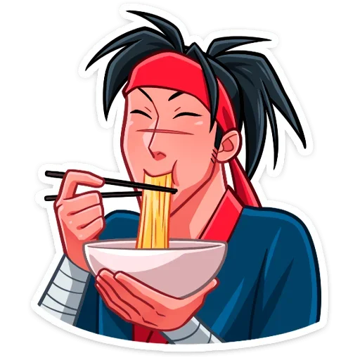 🍜 Стикер «Хиро» для Telegram