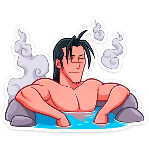 ☺️ Стикер «Самурай Хиро» для Telegram