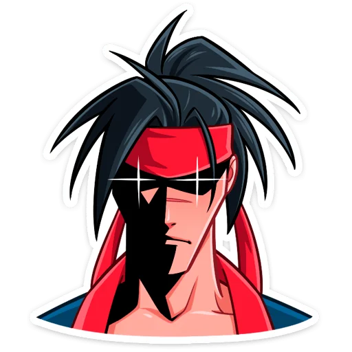 😈 Стикер «Самурай Хиро» для Telegram