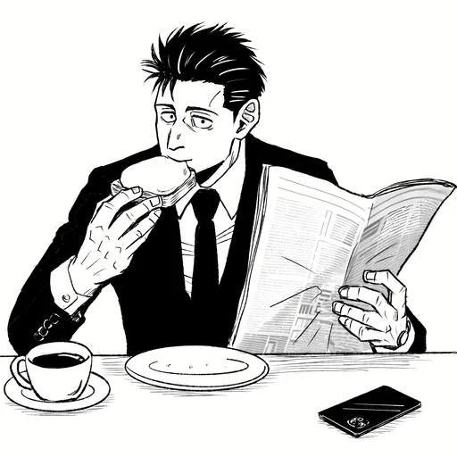 ⚫️ Стикер «Hiromi Higuruma» для Telegram