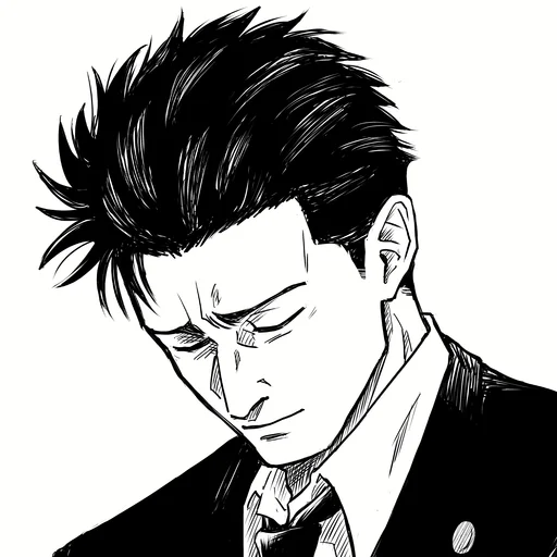 ⚫️ Стикер «Hiromi Higuruma» для Telegram