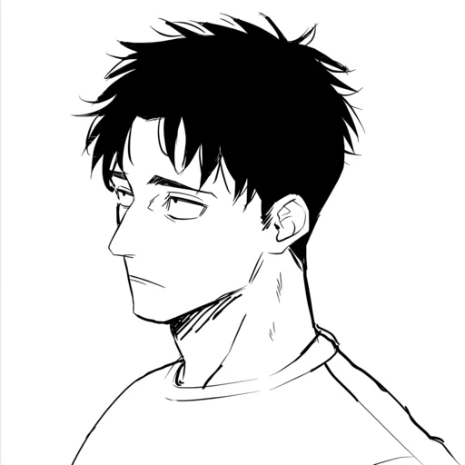⚫️ Стикер «Hiromi Higuruma» для Telegram