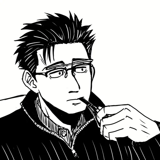 ⚫️ Стикер «Hiromi Higuruma» для Telegram