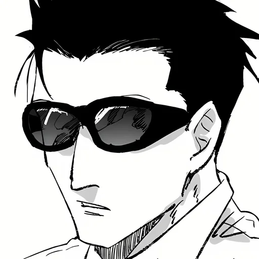 ⚫️ Стикер «Hiromi Higuruma» для Telegram