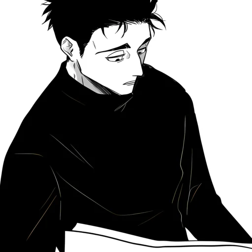 ⚫️ Стикер «Hiromi Higuruma» для Telegram