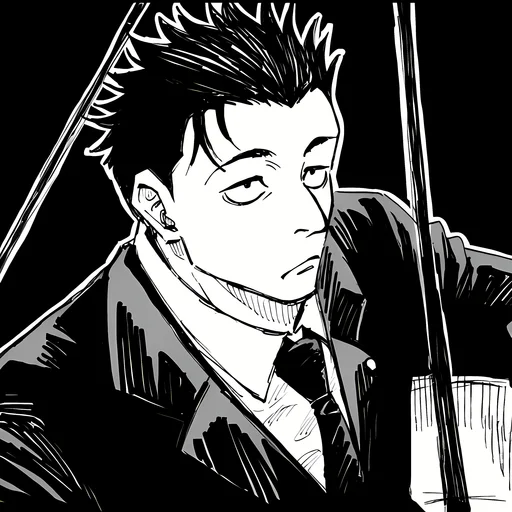 ⚫️ Стикер «Hiromi Higuruma» для Telegram