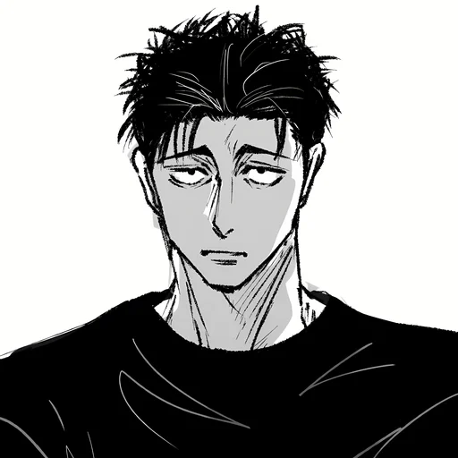 ⚫️ Стикер «Hiromi Higuruma» для Telegram