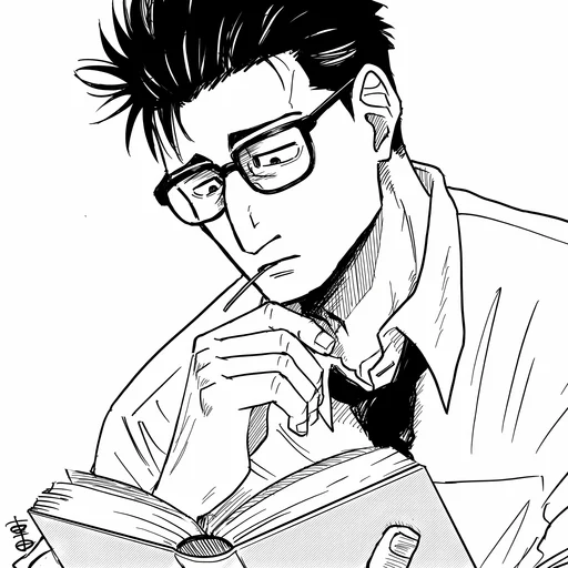 ⚫️ Стикер «Hiromi Higuruma» для Telegram