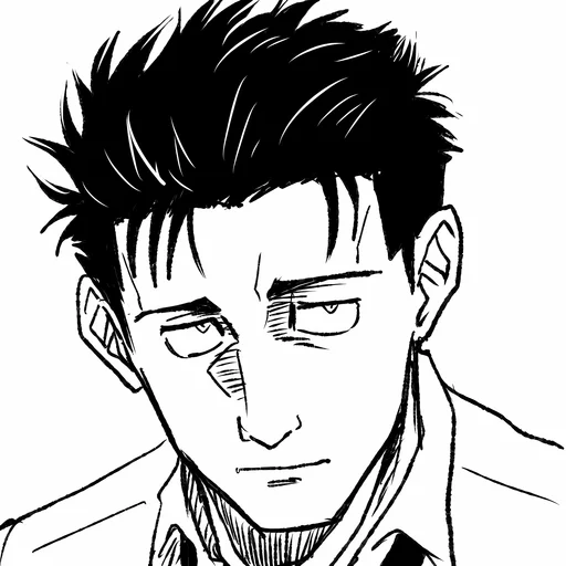 ⚫️ Стикер «Hiromi Higuruma» для Telegram