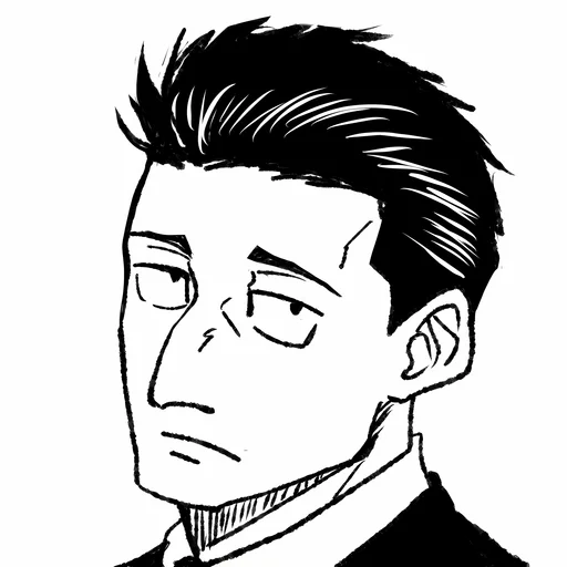 ⚫️ Стикер «Hiromi Higuruma» для Telegram