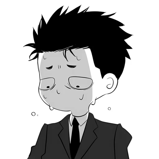 ⚫️ Стикер «Hiromi Higuruma» для Telegram
