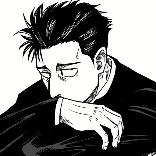 ⚫️ Стикер «Hiromi Higuruma» для Telegram