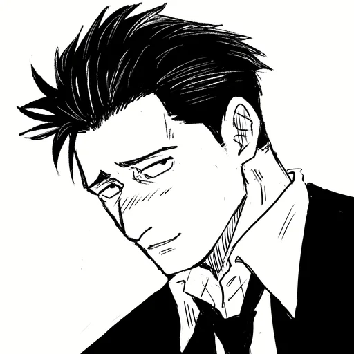 ⚫️ Стикер «Hiromi Higuruma» для Telegram