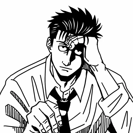 ⚫️ Стикер «Hiromi Higuruma» для Telegram