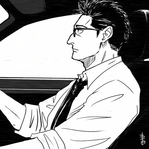 ⚫️ Стикер «Hiromi Higuruma» для Telegram