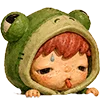 🐸 Эмодзи «‍ Хироно и Ньота (pop mart)» для Telegram