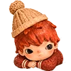🧡 Эмодзи «‍ Хироно и Ньота (pop mart)» для Telegram