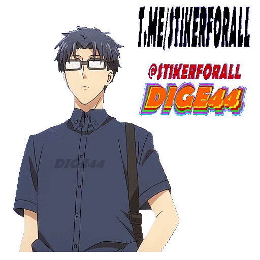 🗣 Стикер «HIROTAKA NIFUJI» для Telegram