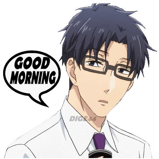 🛏 Стикер «HIROTAKA NIFUJI» для Telegram