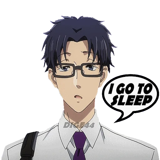 💤 Стикер «HIROTAKA NIFUJI» для Telegram