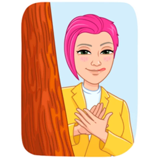 👾 Стикер «Мемный vmoji Tecna» для Telegram