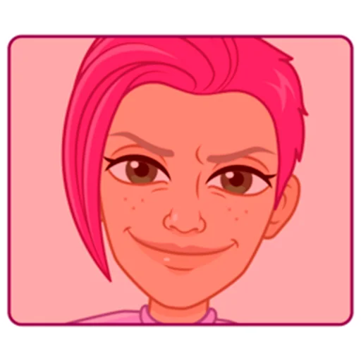 😈 Стикер «Мемный vmoji Tecna» для Telegram