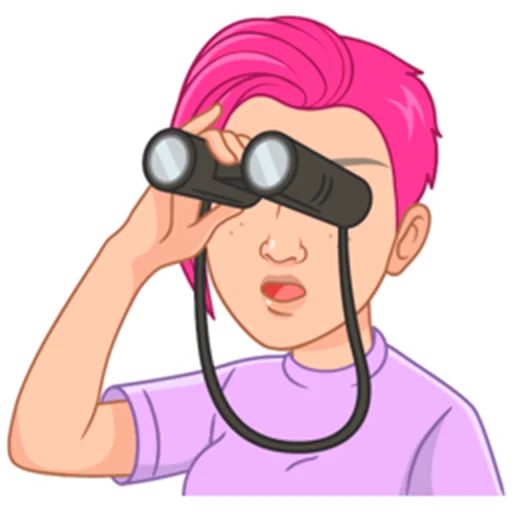 👀 Стикер «Мемный vmoji Tecna» для Telegram