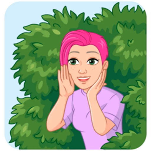 📞 Стикер «Мемный vmoji Tecna» для Telegram