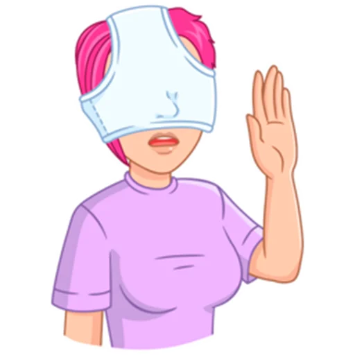 🙈 Стикер «Мемный vmoji Tecna» для Telegram