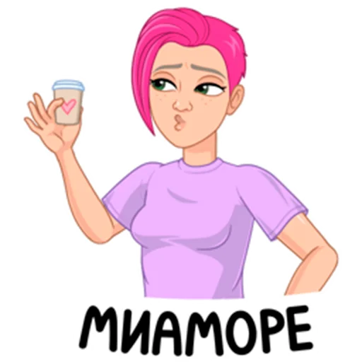 ❤️ Стикер «Мемный vmoji Tecna» для Telegram
