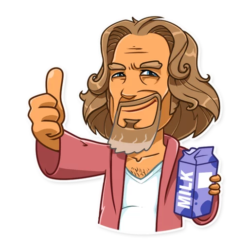 👍 Стикер «The Dude» для Telegram