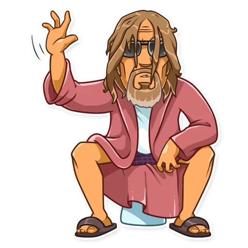 👋 Стикер «The Dude» для Telegram