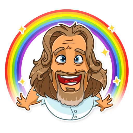 😛 Стикер «The Dude» для Telegram