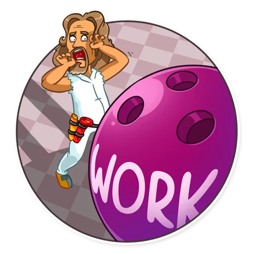 😱 Стикер «The Dude» для Telegram