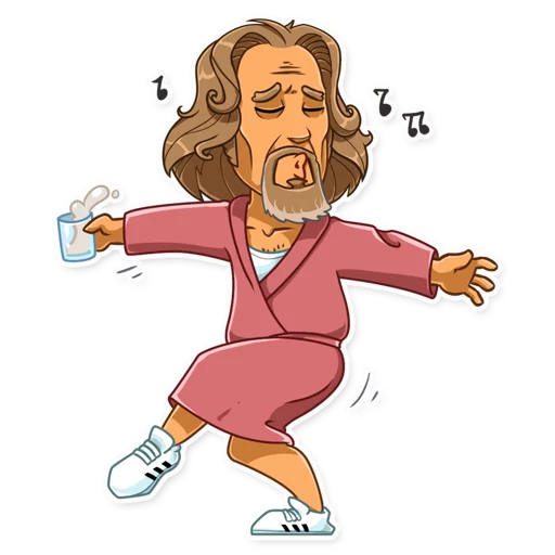 🕺 Стикер «The Dude» для Telegram