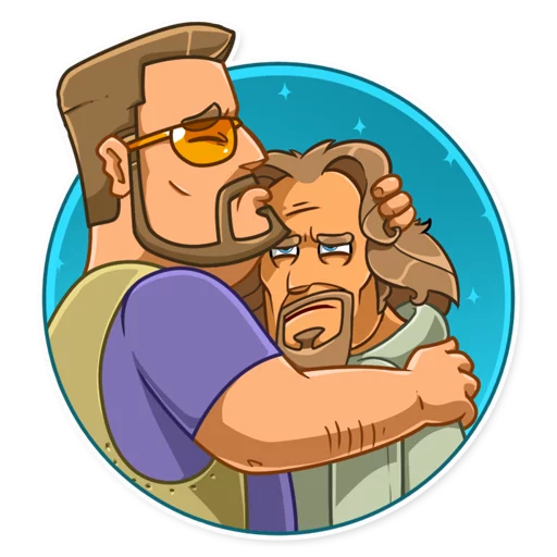 👬 Стикер «The Dude» для Telegram