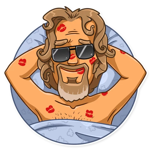 😻 Стикер «The Dude» для Telegram